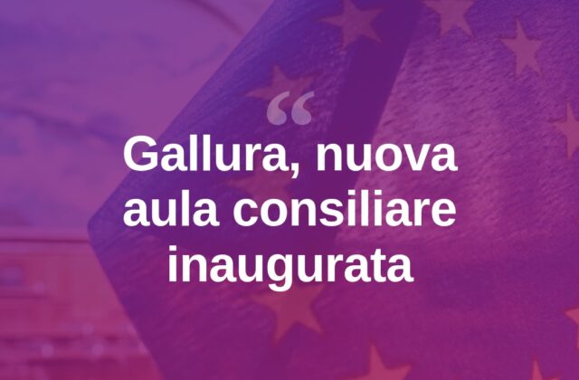 Gallura, inaugurata la nuova aula consiliare della Provincia