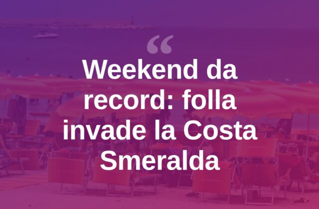 Costa Smeralda, weekend da record: la carica dei centomila