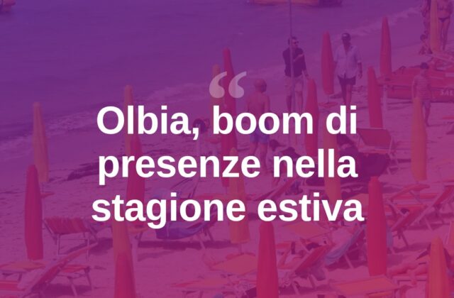 Olbia, la carica dei centomila: la città raddoppia in estate