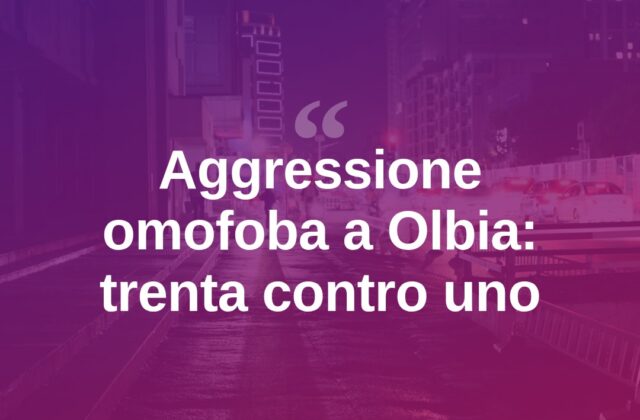 Olbia, aggredito con sassate e pugni: insulti omofobi al promoter