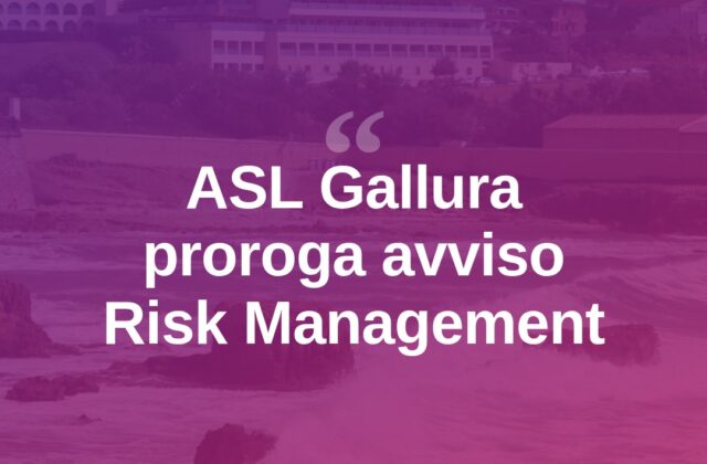 ASL Gallura, prorogato l’avviso per il Risk Management