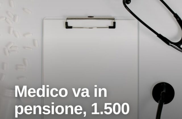 Medico di base in pensione, 1.500 pazienti senza assistenza