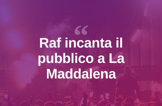 Raf conquista La Maddalena con un concerto indimenticabile