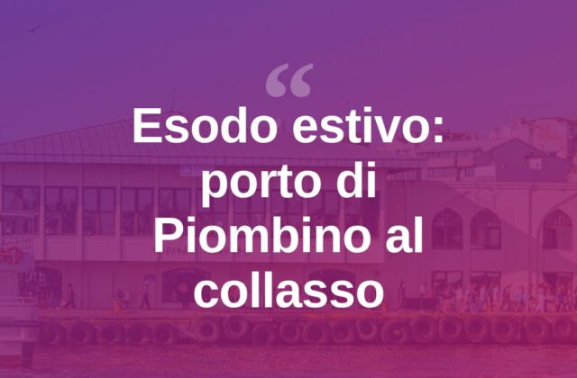 Piombino, esodo estivo record: navi piene e code chilometriche