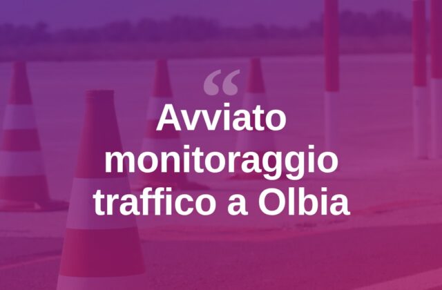 Olbia, al via il monitoraggio del traffico nelle arterie principali