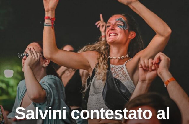 Salvini contestato al concerto per De André a L’Agnata