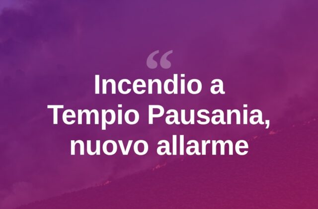 Nuovo incendio a Tempio Pausania, paura tra i residenti
