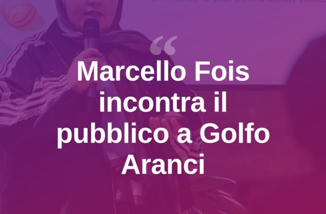 Marcello Fois a Golfo Aranci: “Essere classico oggi mi piace”