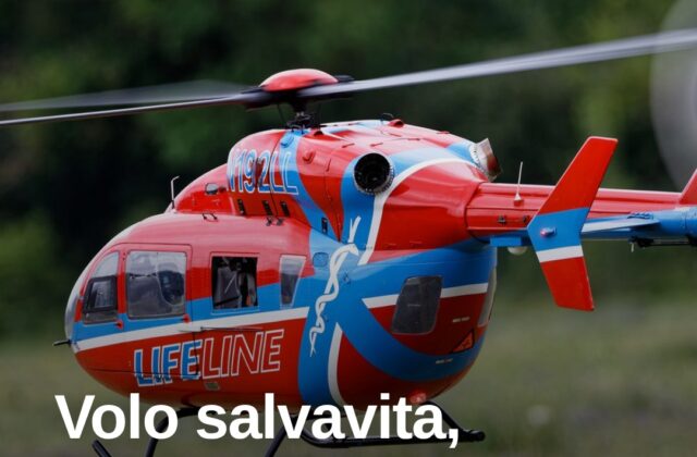 Bimba di 3 anni in pericolo, volo salvavita da Cagliari al Gemelli