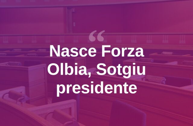 Nasce Forza Olbia, Francesco Sotgiu eletto presidente