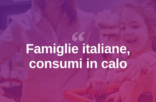 Consumi in calo, Coop: “Famiglie in cerca di risparmio”