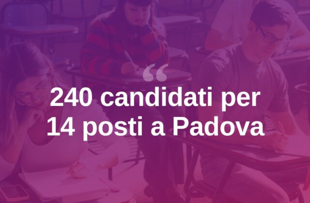 Scienze naturali, 240 candidati per 14 posti alla Galileiana di Padova