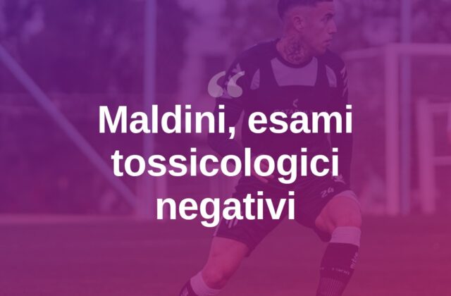 Maldini pubblica sui social l’esito negativo dei test tossicologici