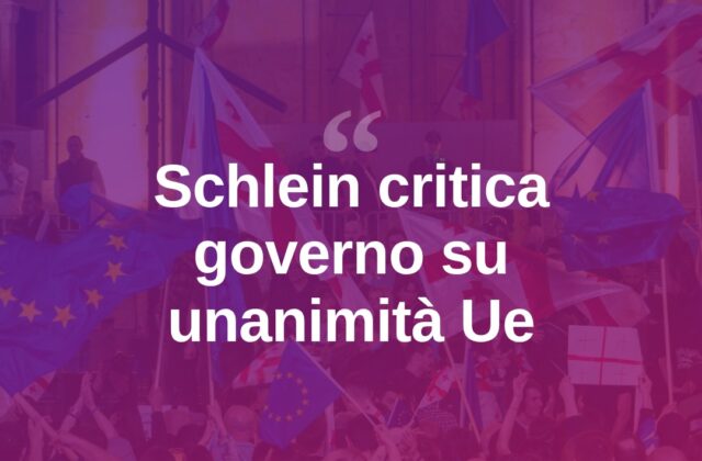 Schlein attacca il governo: “Vergognoso non firmare lo stop all’unanimità Ue”