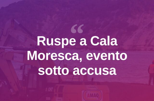 Cala Moresca, ruspe per l’evento “Bamboccioni 3”: scoppia la polemica