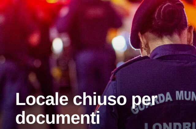 Castelsardo, locale senza documenti antincendio: serata fermata