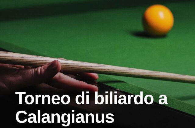 Calangianus, torneo di biliardo dedicato a Gaia Costa