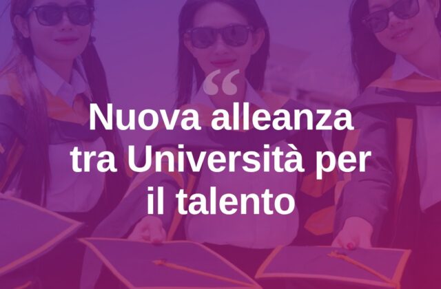 Pisa, nasce un’alleanza tra Università per talento e mobilità sociale
