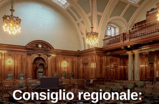Consiglio regionale, il 1° ottobre seduta su Finanziaria e sicurezza