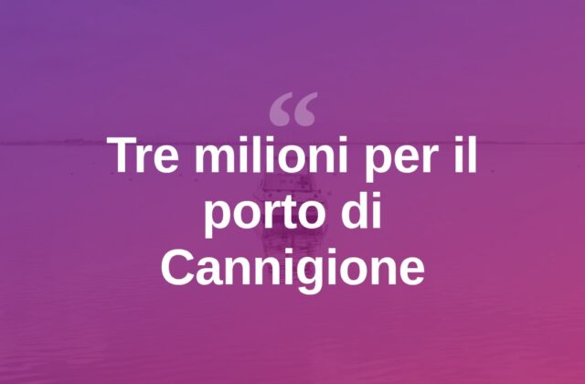 Cannigione, tre milioni di euro per riqualificare il porto