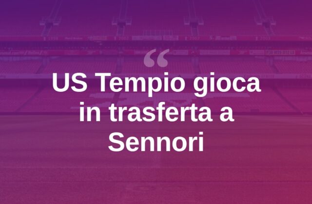US Tempio ancora in esilio: gara con l’Alghero a Sennori