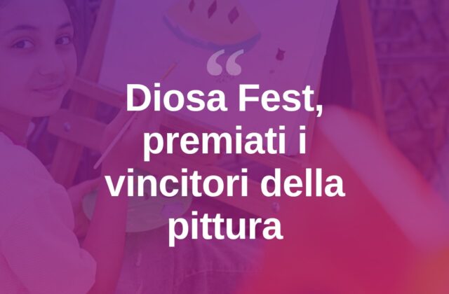 Diosa Fest, premiati i vincitori dell’Estemporanea di Pittura