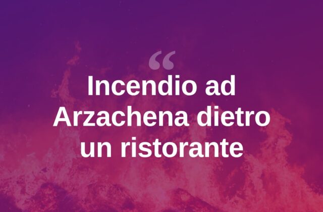 Arzachena, incendio alle spalle di un ristorante: paura tra i clienti