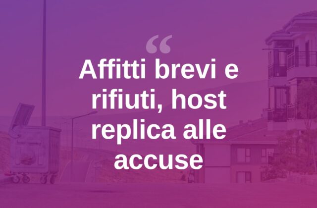 Rifiuti e affitti brevi a Olbia, host replica: “Non siamo il problema”