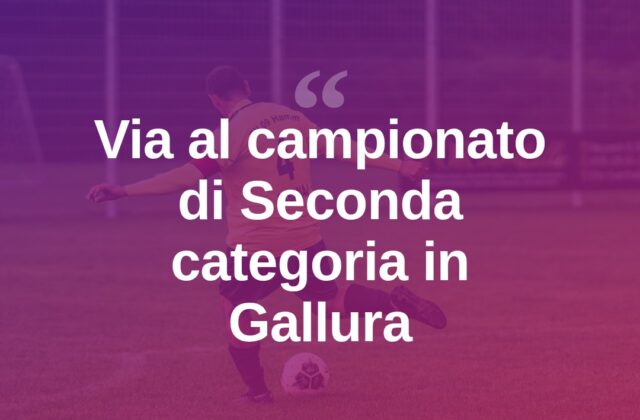 Seconda categoria al via: in campo i club dal passato glorioso