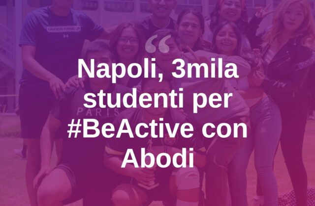Napoli capitale dello sport, Abodi apre il villaggio #BeActive