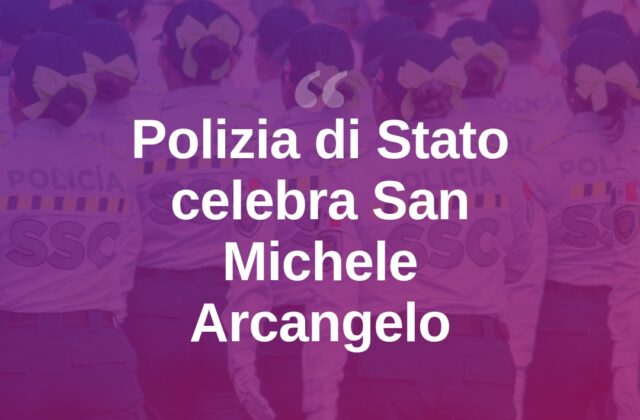 San Michele Arcangelo, la Polizia festeggia il patrono a Sassari