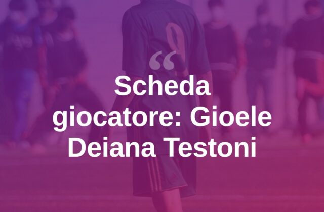 Gioele Deiana Testoni, un nome nel calcio gallurese