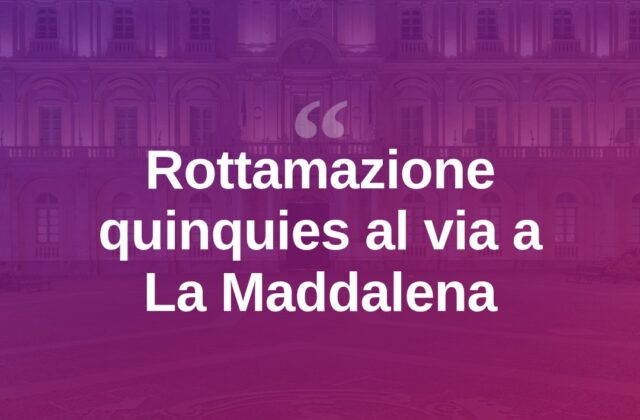 La Maddalena, al via dal 16 ottobre la rottamazione quinquies