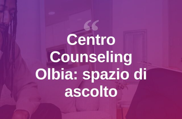 Olbia, il Centro Counseling: “Spazio di ascolto e riflessione”