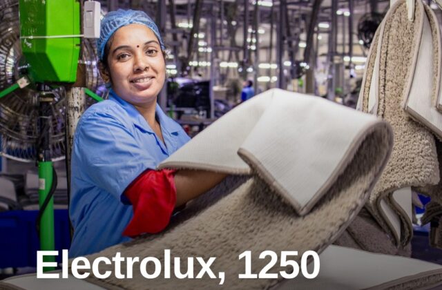 Electrolux, piano con 1250 uscite volontarie in tre anni