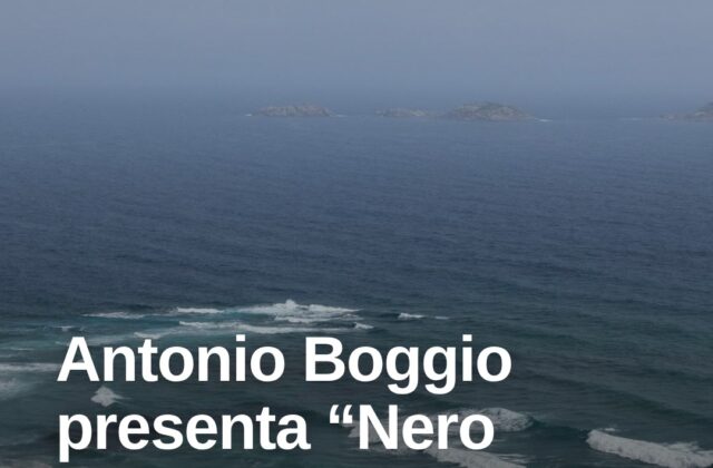 Tempio Pausania, Antonio Boggio presenta “Nero Mediterraneo”