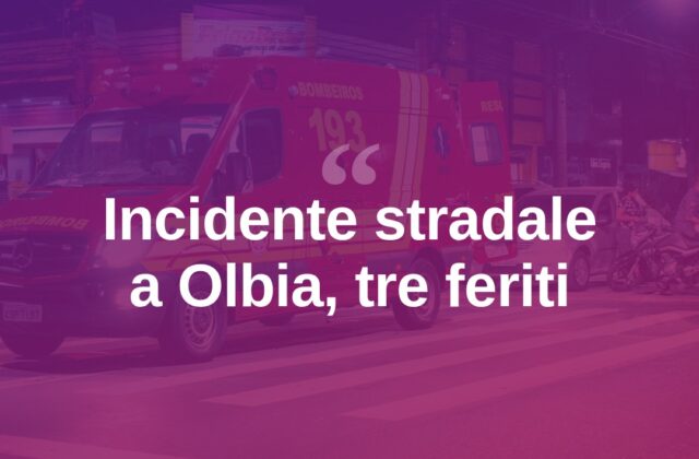 Incidente in via Donatello a Olbia: tre auto coinvolte, feriti