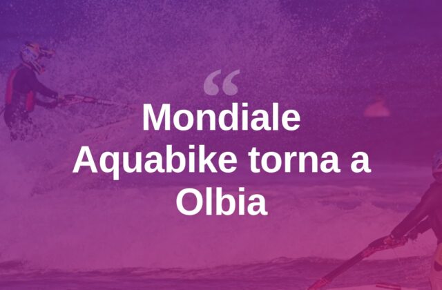 Aquabike, il Mondiale torna a Olbia con ospite Skin