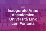 Fontana inaugura l’Anno Accademico dell’Università Link