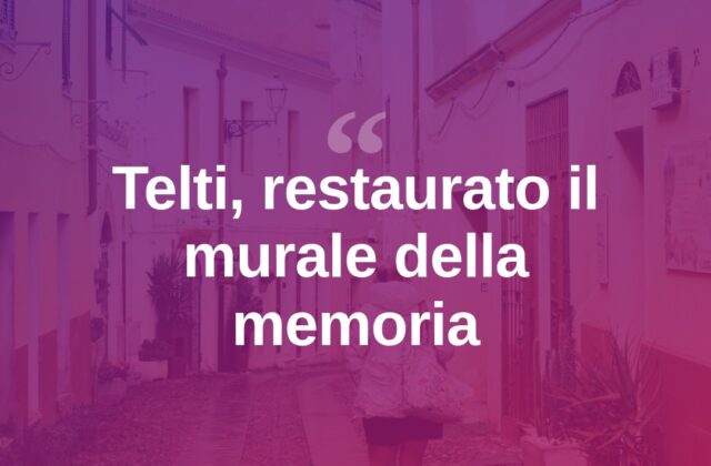 Telti, Ada Maria Broi racconta il restauro di un murale storico