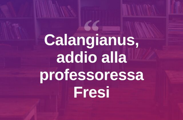 Calangianus piange la prof. Fresi, il sindaco: “Donna di cultura”