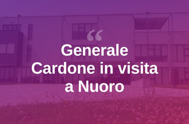 Il Generale Cardone in visita al Comando di Nuoro