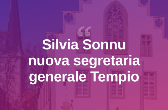 Tempio Pausania, Silvia Sonnu è la nuova segretaria generale